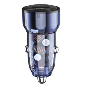 無料サンプルPD30W急速充電<span class=keywords><strong>2</strong></span>ポートQC3.0USBタイプC透明カーチャージャー - Product Image 3