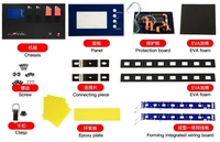 5kWh 10KW 20kWh 30kWh Batterie solaire empilable haute tension stock UE Pack batterie au lithium LifePO4 Hv Système de stockage d'énergie solaire
