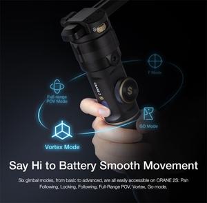 Estabilizador de cardán de mano de 3 ejes <span class=keywords><strong>Crane</strong></span> <span class=keywords><strong>2S</strong></span> para cámaras DSLR y sin espejo Canon/LUMIX/Sony/Nikon - Product Image 5