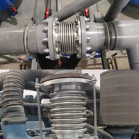 Manguera Corrugada Metálica Flexible de Acero Inoxidable con Revestimiento Epóxico, Conexión de Brida, Estándares ANSI/JIS/DIN/ASME, 3 Años de Garantía