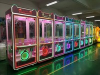 Machine à griffes d'arcade d'intérieur de grande taille, très rentable, pour attraper bonbons et peluches, avec accepteur de billets