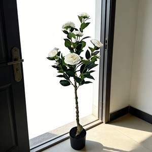 <b>Artificial</b> Camellia <b>Tree</b> Faux Camellia <b>Tree</b> Camellia <b>Tree</b> Potted <b>Artificial</b> flowers - Product Image 5