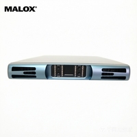 Amplificateur de puissance professionnel MALOX AD420 en aluminium de classe D, 8 canaux, 3200W, stéréo, 8 ohms, passif, pour concerts, scènes et extérieur, puissance stable