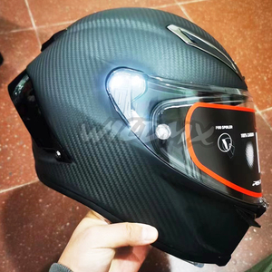 Pista gprr cường độ cao Carbon fibre đầy đủ mặt Mũ bảo hiểm, cho xe máy đua và đường bay xe máy bảo vệ Mũ bảo hiểm - Product Image 4