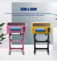 EraSmart UV DTF Cups Wraps untuk Casing Ponsel, Papan Kaca, Printer Inkjet UV DTF A3 Dual Xp600 dengan Pernis