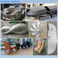 Imprimante 3D industrielle grand format 1200*1600*1200mm, filament PLA en fibre de carbone, machine d'impression 3D pour le prototypage automobile