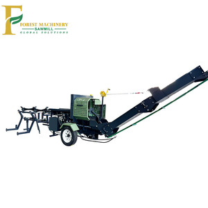 Produit chaud 2025 Processeur de coupe de bois de chauffage Processeur de bois hydraulique horizontal <span class=keywords><strong>mobile</strong></span> Fendeuse de bûches <span class=keywords><strong>Coupeur</strong></span> et séparateur de bois de chauffage - Product Image 3