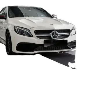 整齐地使用2016 Mercedess-Benzz C级AMG C 63 S 4dr 9144英里轿车左舵驾驶和右舵驾驶汽车。