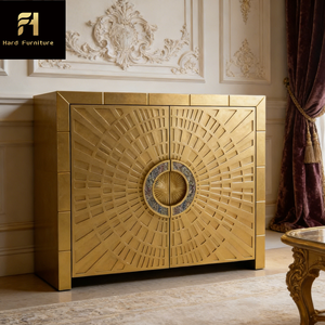 Mobile di Lusso Italiano a Due Ante in Legno per Soggiorno, Armadio Decorativo per Ingresso Hotel e Villa - Product Image 6