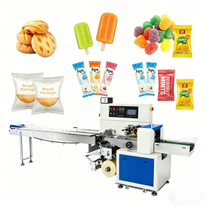 Máquina de Envasado Automática <span class=keywords><strong>El</strong></span>éctrica Yizhou Horizontal para Pan de Hamburguesa, con Función de Llenado y Sellado, para Bolsas de Pastel, Galletas y Pizza - Product Image 2