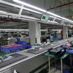 Customized Automatic TV And Mobile Phone Production Assembly Line With Electric Motor