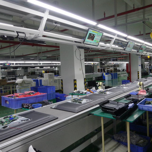 Customized Automatic TV and Mobile Phone Production Assembly Line With Electric Motor