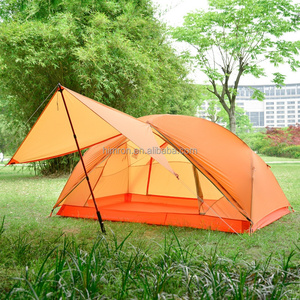 Tente <span class=keywords><strong>dôme</strong></span> double couche personnalisée pour 2 personnes, imperméable, manuelle, pour la randonnée en plein air, le <span class=keywords><strong>camping</strong></span>, légère, résistante à la pluie - Product Image 3