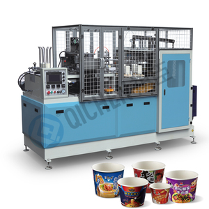 Produzione automatica della macchina di produzione della tazza di carta dell'acqua del tè di vendita della fabbrica di QICHEN ZBJ-X35 - Product Image 1