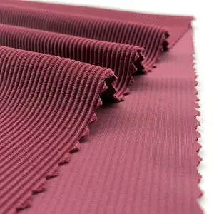 2020 New Design Polyester Spandex Textured Ribbed stoff für bademode