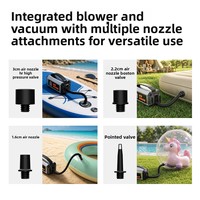 Stand-up Paddleboard Inflator Tent Pump Kayak Air Pump Car-Mounted Tire Inflator Car Jump Starter All-In-One Inflation ABS