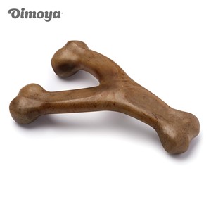 Thiết kế mới xương đòn bền cấp thực phẩm con chó nhai Nylon Xương đồ chơi cho hung hăng nhai thịt xông khói thực gà hương vị đậu phộng - Product Image 1