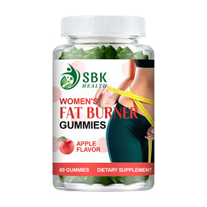 OEM ODM Apple Flavor Women's Fat Burner Gummies with Green Tea Extract Suopports Metabolism Crush Cravings Dietary <b>Supplement</b> - Product Image 1