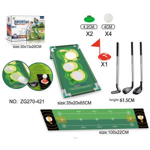Haute qualité drôle enfant en bas âge balle de Golf jouer ensemble Portable but <span class=keywords><strong>balançoire</strong></span> tige de poussée enfant Golf <span class=keywords><strong>Club</strong></span> <span class=keywords><strong>jouet</strong></span> ensemble - Product Image 2