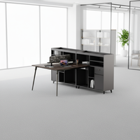 Bureau de travail personnalisable, minimaliste, petit, pour employés, bureau régulier