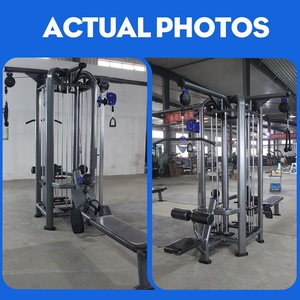 Stazione Multifunzione a 8 Postazioni con Caricamento a Pesi per Palestra, Attrezzatura Commerciale per Allenamento Completo, Vendita Diretta dal Produttore - Product Image 4