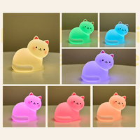 Idée cadeau d'anniversaire pour enfants de qualité supérieure, veilleuse portable en silicone pour bébé, multifonctionnelle, avec capteur tactile, minuterie, réglage de la luminosité