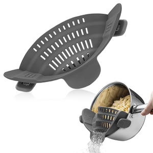 Cesta coladora de silicona flexible y compacta resistente al calor para cocina, filtro de té, colador para pasta, nuevo diseño - Product Image 1