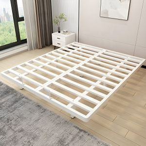 Оптовая продажа, прочный металлический каркас односпальной кровати, минималистичный дизайн для дома, склада, отеля, спальни, набор мебели размера "Queen-Size" - Product Image 5