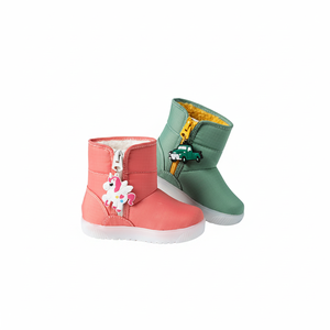OZKIZ Korean LED Boots for Girls Kids Fashion Winter Accessories Synthetic Upper 2-6 Years Wholesale - Product Image 2