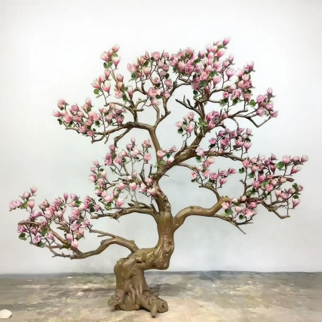 New Artificial Plum Tree Indoor Outdoor Home Hotel Restaurant Decorated with False Tree Wedding Landscape Plum Tree