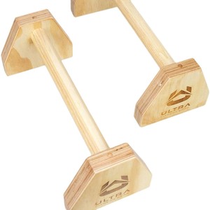 Barres parallèles en bois Ultra Fitness Gear 17x7.25x6 pouces, équipement d'entraînement durable pour les pompes, les équilibres sur les mains et les positions en L - Product Image 3