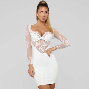 Venta al por mayor suave encaje mujeres <span class=keywords><strong>s</strong></span> exy Lencería vestido de noche - Product Image 4