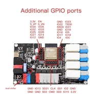 JIUAN ESP32 Development Kit WLED/IoT DIY Pengontrol LED RGB 4-Kanal Kontrol Jarak Jauh Nirkabel Jangkauan 20m Beban Maks 240W Output 10A