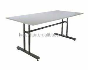 Table de lecture scolaire, bureau d'étudiant, table pliante longue en métal - Product Image 2