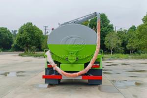 รถดูดสิ่งปฏิกูล Dongfeng D7 ขนาด 4x2 8CBM พร้อมปั๊มสุญญากาศนำเข้า (อุปกรณ์เสริม) ดูดแนวตั้งได้ 7-10 เมตร สำหรับขจัดของเสียสุขาภิบาล - Product Image 6