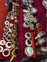 JMFIRE Peralatan Pemadam Kebakaran 150 Stroz Coupling Pembagi Empat Arah Paduan Aluminium Tegak Dapat Disesuaikan Penjualan Langsung Pabrik