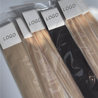 Extensions de cheveux en kératine pré-collées, pointes plates, 100% cuticules Remy, super double trame, vente en gros
