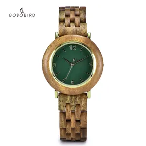 Bobo Bird Jam Tangan Desain Terbaru 2020 Merek Mewah Non Merek Jam Tangan Kayu Wanita