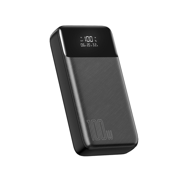 25000 Mah External Battery Pack 100 Watt Fast Charging Black Laptop Charger Charging Station for Camping