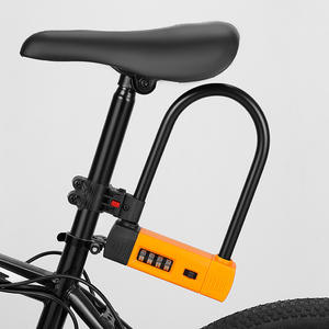 กุญแจล็อครถจักรยานยนต์แบบผสมผสาน 4 หลัก ปรับแต่งได้ ผลิตจากเหล็กอัลลอย พร้อมสายเคเบิลเหล็ก สำหรับจักรยาน มอเตอร์ไซค์ จักรยานไฟฟ้า ป้องกันการโจรกรรม - Product Image 2