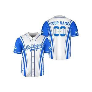 Maglie da Baseball per il tempo libero di alta qualità con stampa di personalizzazione camicia Casual abbigliamento sportivo di lusso maglia da Baseball per uomo