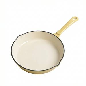 E-TOP Pre-Seasoned Large Cast Iron Skillet with Handle Outdoor Camping Pizza <strong>Pan</strong> Use for <strong>Grill</strong> Stovetop Induction Oven Cookware - Product Image 1