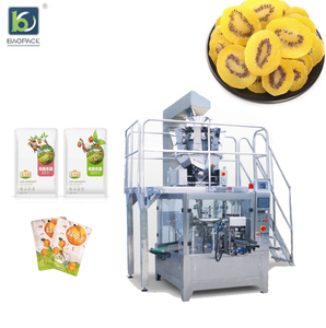 Máquina Automática de Envasado de Alta Velocidad para Bolsas Doypack Rotatorias Preformadas, para Refrigerios, <span class=keywords><strong>Palomitas</strong></span> de Maíz, Papas Fritas, Bolsas con Cierre, Té, Película de Papel - Product Image 1