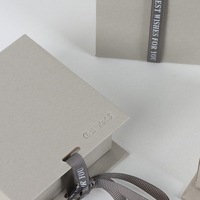 Set di Scatole per Gioielli di Lusso Artigianali Moderne di Milano, Design Elegante con Fodera in Velluto Ecologico, Confezione Personalizzata