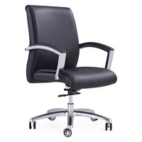 Chaise de bureau de direction ergonomique moderne de luxe avec revêtement en cuir PU, hauteur réglable et fonctions de refroidissement
