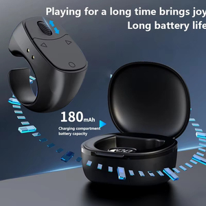 Télécommande Bluetooth 5.3 JX12 à anneau de défilement pour smartphones avec affichage numérique et fonction déclencheur/clic - Product Image 2