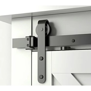 Oferta Especial: Kit de Herrajes Robusto de Acero al Carbono Ligero para Puertas Correderas de Granero con Rueda de Tracción para Mansiones y Propiedades de Lujo - Product Image 5