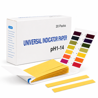 Papier test pH universel 1-14, bandelettes de test pH pour laboratoire, école et centres de recherche