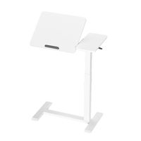 Table d'appoint de bureau réglable à levage pneumatique, luxe léger, petit canapé, coin de salon, rabattable, mobile, bureau d'ordinateur à roulettes