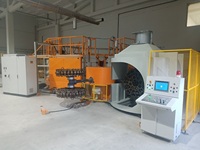 Machine de rotomoulage à haute efficacité pour la fabrication de ballons gonflables en PVC